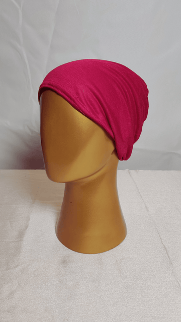 Plain Elastic Cap - Fuchsia